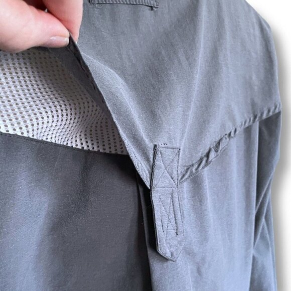 ExOfficio Mens Gray Vented Shirt Sz XL Hiking Camping Fishing Outdoor Gorpcore - Picture 6 of 7